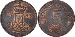 World Coins - Denmark, 5 Öre, 1985