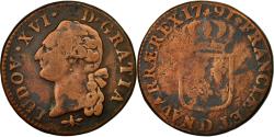 World Coins - Coin, France, Louis XVI, Sol, 1791, Lyons, , Copper, KM:602.2