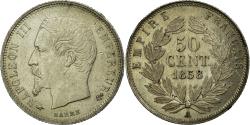 World Coins - Coin, France, Napoleon III, Napoléon III, 50 Centimes, 1858, Paris,