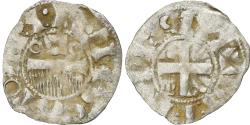 World Coins - County of Champagne, Denier, ca. 1050-1100, Provins & Sens, Billon,