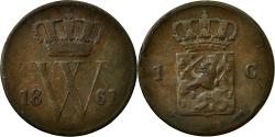World Coins - Coin, Netherlands, William III, Cent, 1861, , Copper, KM:100