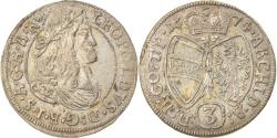 World Coins - Coin, Austria, Leopold I, 3 Kreuzer, 1674, Hall, , Silver, KM:1245