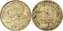 World Coins - France, 10 Centimes, Marianne, 1986, Paris, Aluminum-Bronze,