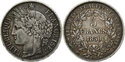 World Coins - Coin, France, Cérès, 5 Francs, 1850, Paris, , Silver, KM:761.1