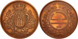 World Coins - France, Medal, Politics, Society, War, 1865, Hamel, , Copper