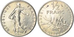 World Coins - Coin, France, Semeuse, 1/2 Franc, 1974, Paris, FDC, , Nickel, KM:931.1