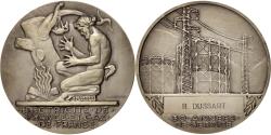 World Coins - France, Medal, Électricité de France et gaz de France, Business & industry