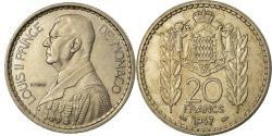 World Coins - Coin, Monaco, Louis II, 20 Francs, Vingt, 1947, , Copper-nickel
