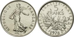 World Coins - Coin, France, Semeuse, 5 Francs, 1978, Paris, , Nickel Clad