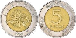 World Coins - Coin, Lithuania, 5 Litai, 1999