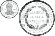 World Coins - France, Medal, Les Présidents de la République, Jules Grévy, Politics
