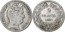 World Coins - France, Louis-Philippe I, 2 Francs, 1832, La Rochelle, Silver,