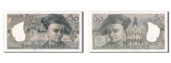 World Coins - Banknote, France, 50 Francs, 50 F 1976-1992 ''Quentin de La Tour'', 1976
