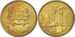 World Coins - Coin, Morocco, 10 Santimat, 2011