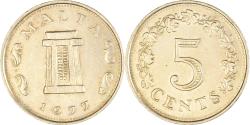 World Coins - Coin, Malta, 5 Cents, 1977