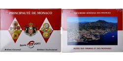 World Coins - Monaco, Rainier III, Coffret 1c. à 2€, BU, 2001, MDP,