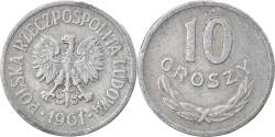 World Coins - Coin, Poland, 10 Groszy, 1961, Warsaw, , Aluminum, KM:AA47