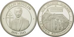 World Coins - France, Medal, Les Grands Hommes, Jean Moulin, , Copper-nickel