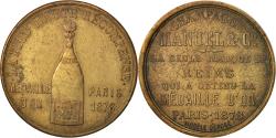 World Coins - France, Medal, Champagne Manuel et Co, Gastronomy, 1878, , Bronze