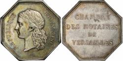 World Coins - France, Token, Chambre des Notaires de Versailles, 1902, Silver, Barre