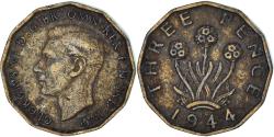 World Coins - Coin, Great Britain, 3 Pence, 1944