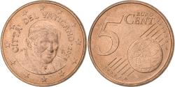 World Coins - VATICAN CITY, Benedict XVI, 5 Euro Cent, 2006, Rome, Copper Plated Steel