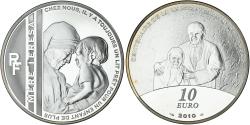 World Coins - France, Monnaie de Paris, 10 Euro, Mère Thérésa, 2010, Paris, BE,