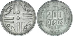 World Coins - Coin, Colombia, 200 Pesos, 1994, , Copper-Nickel-Zinc, KM:287