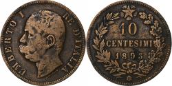 World Coins - Italy, Umberto I, 10 Centesimi, 1893, Rome, Copper, , KM:27.2