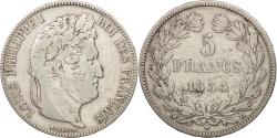 World Coins - Coin, France, Louis-Philippe, 5 Francs, 1834, Bayonne, , Silver