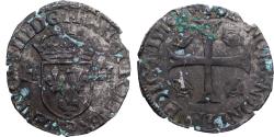 World Coins - France, Henri III, Douzain aux deux H, 1576, Lyon, Billon,