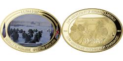 World Coins - France, Medal, 70ème Anniversaire du Débarquement de Normandie, D-DAY, 2014