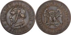 World Coins - France, Module de 10 Centimes, Napoléon III, 1870, Bronze, Satirique,