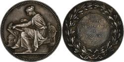 World Coins - France, Medal, Société Industrielle de Rouen, n.d., Silver, Chabaud,