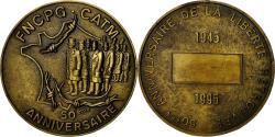 World Coins - France, Medal, Combattants Prisonniers de Guerre, 50ème Anniversaire, 1995