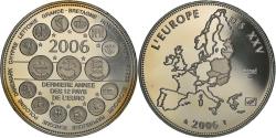 World Coins - France, Medal, L'Europe des XXV, Dernière Année des 12 Pays de l'Euro