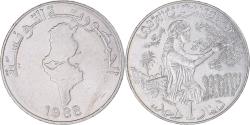 World Coins - Coin, Tunisia, Dinar, 1988
