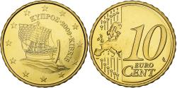World Coins - Cyprus, 10 Euro Cent, 2009, Brass, , KM:81