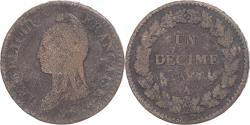 World Coins - Coin, France, Dupré, Decime, AN 7, Paris, , Copper, Gadoury:187