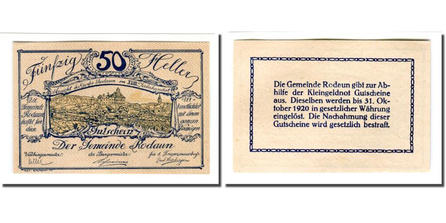 Banknote Austria Rodaun N O Gemeinde 50 Heller Texte 2 19 19 06 17