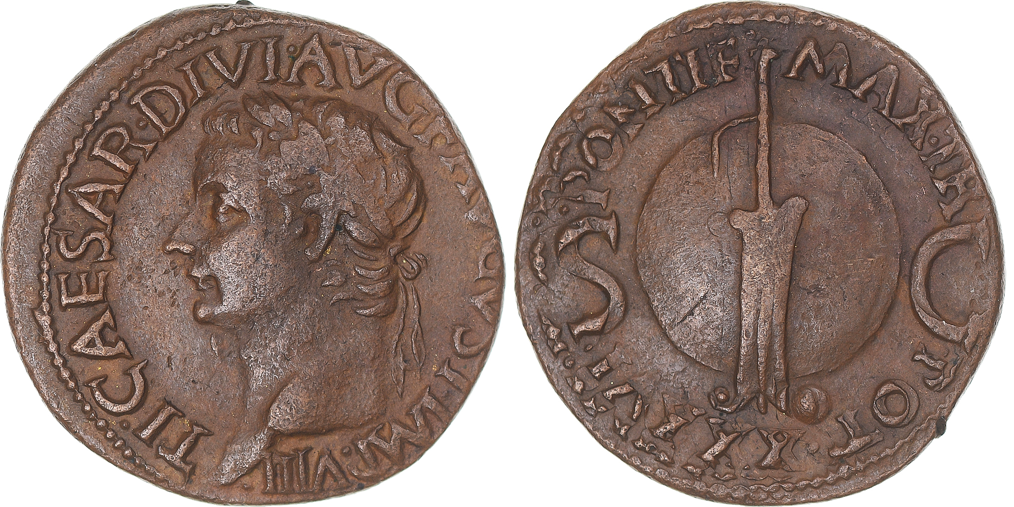 Tiberius, As, 34-35, Rome, Bronze, , RIC:52 | Roman Imperial Coins