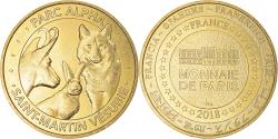 World Coins - France, Token, Touristic token, 06/ Parc Alpha - Saint-Martin Vésubie, 2018