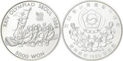 World Coins - South Korea, 5000 Won, 1986, Silver, , KM:55