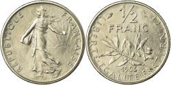 World Coins - Coin, France, Semeuse, 1/2 Franc, 1966, Paris, , Nickel, KM:931.1
