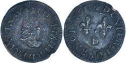 World Coins - Coin, France, Louis XIII, Denier Tournois, 1613, Lyon, , Copper