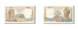 World Coins - Banknote, France, 50 Francs, 50 F 1934-1940 ''Cérès'', 1940, 1940-01-11