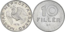 World Coins - Coin, Hungary, 10 Filler, 1976, Budapest, , Aluminum, KM:572