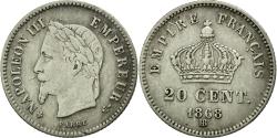 World Coins - Coin, France, Napoleon III, Napoléon III, 20 Centimes, 1868, Strasbourg
