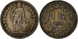 World Coins - Switzerland, Franc, 1939, Silver, , KM:24