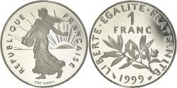 World Coins - Coin, France, Semeuse, Franc, 1999, Proof, , Nickel, KM:925.2